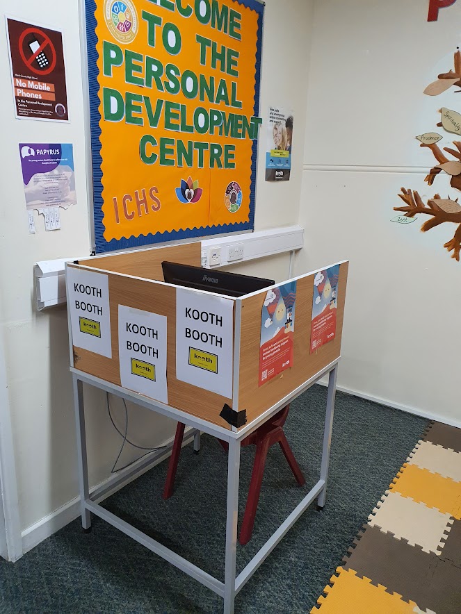Corrina Asher (@corrinakooth) on Twitter photo Kooth Booths in a couple of the schools I have been to. Want to set one up in your school? Give me a shout at casher@kooth.com and I will show you how!
#koothbooth #mentalhealth #youngpeoplesupport Kooth Booths in a couple of the schools I have been to. Want to set one up in your school? Give me a shout at casher@kooth.com and I will show you how!
#koothbooth #mentalhealth #youngpeoplesupport