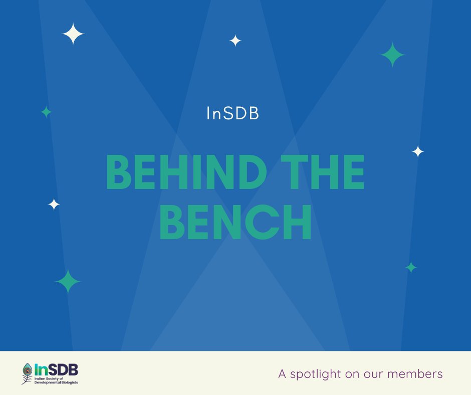 🌟Introducing 'Behind the Bench,' our series where we feature the people behind the science. Through this series, we will highlight the members of InSDB and the science they do. Stay tuned for fascinating stories from the people who shape InSDB!✨