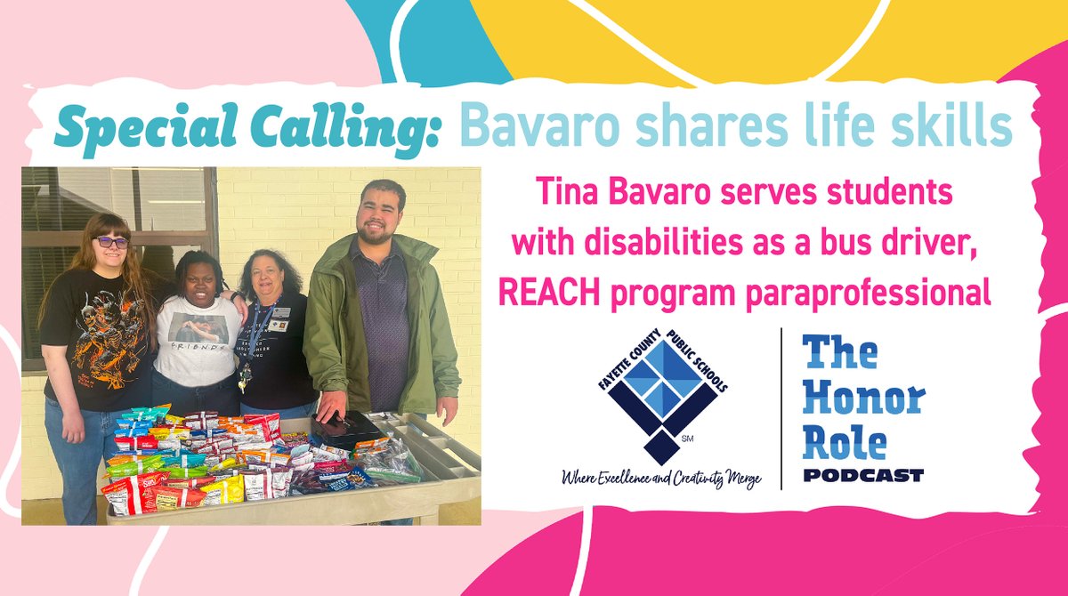 Tina Bavaro found her calling serving students with disabilities as a paraprofessional and a bus driver. bit.ly/3TYSyWX