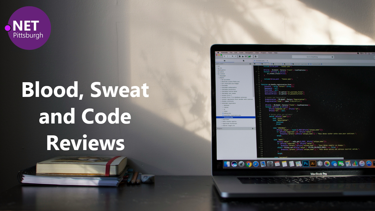 Blood, Sweat, & Code Reviews by @davidgiard 24th Wednesday at 5 PM EDT hosted by @balaone_

meetup.com/pghdotnet/even…

#pghdotnet #community #codereview #microsoft