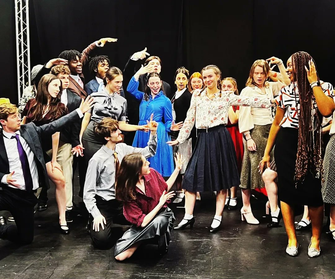 A few photos from the final rehearsals have been released for '9 to 5 - The Musical' presented by @BodensCollege. The musical opens tomorrow at The Courtyard Theatre. Don't miss this musical extravaganza! Limited Availability! 🎟️ Grab your tickets here: link.dice.fm/9to5Musical