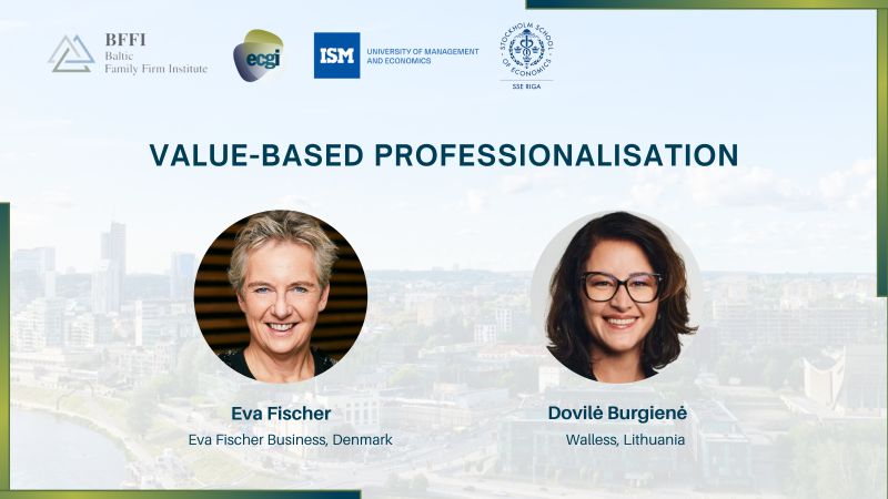 📢 Practitioner workshop spotlight! 👥Speakers: 💠 Eva Fischer (Eva Fischer Business, Denmark) will talk about preserving family business through value-based professionalisation. 💠 Dovile Burgiene (WALLESS) will present about the working principles of a #familybusiness in the