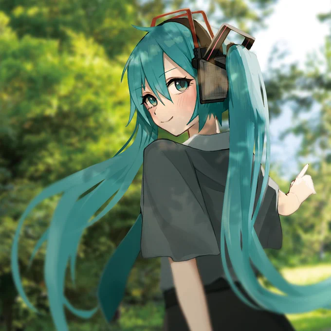 あたたかい水族館( ) 1st EP 『ここにいる EP』のジャケットイラストを描きました!!初音ミクが、ここにいる。 