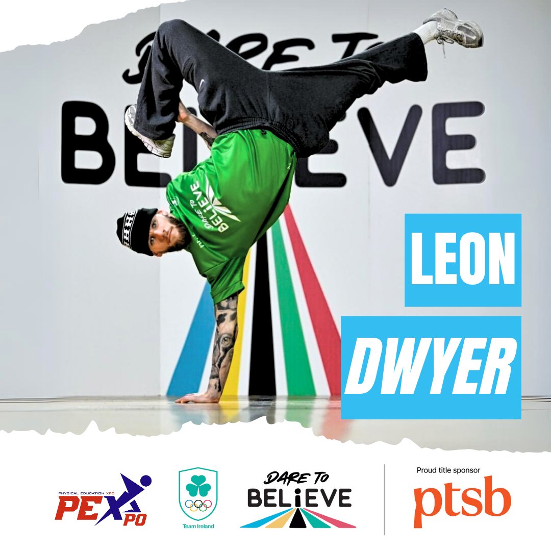 Dare to Believe Ambassador and National Breaking Champion Leon Dwyer will join us at the PExpo!
Come along to PExpo 2024, which takes place on May 2 at the National Indoor Arena in Sport Ireland. 🎉
<a href="/TeamIreland/">Team Ireland</a> <a href="/PTSBIreland/">PTSB</a>