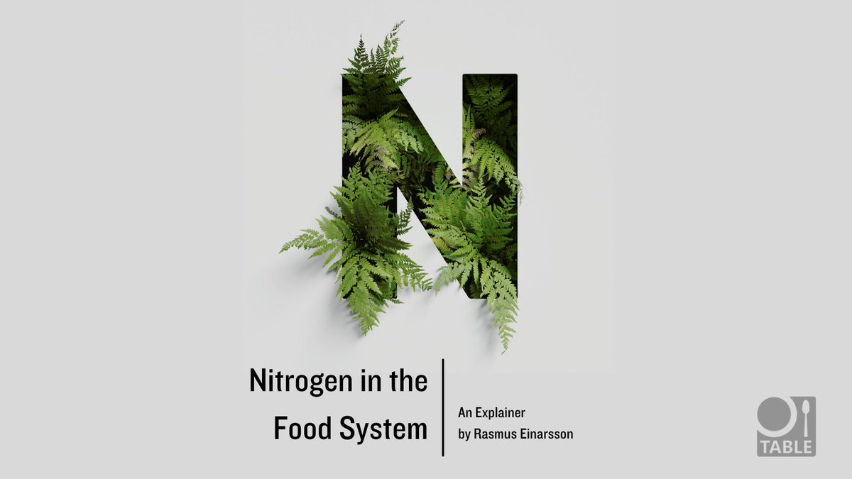 Carbon dioxide & methane often take centre stage in discussions about the food system & its climate changing impact. Nitrous oxide, arising use of nitrogen in agricultural production, often receives much less attention. Have you read our explainer? 👀 tabledebates.org/building-block…