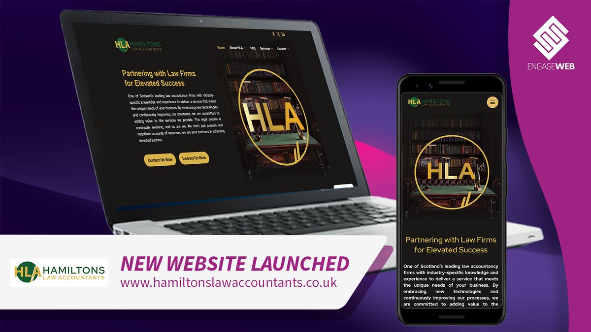 Did somebody ORDER a new website?

A new website has been put live – this time, for @HamiltonsLawAcc, a leading firm that specialises in delivering a high standard of law accountancy services across Scotland.

#newwebsite #websitelaunch