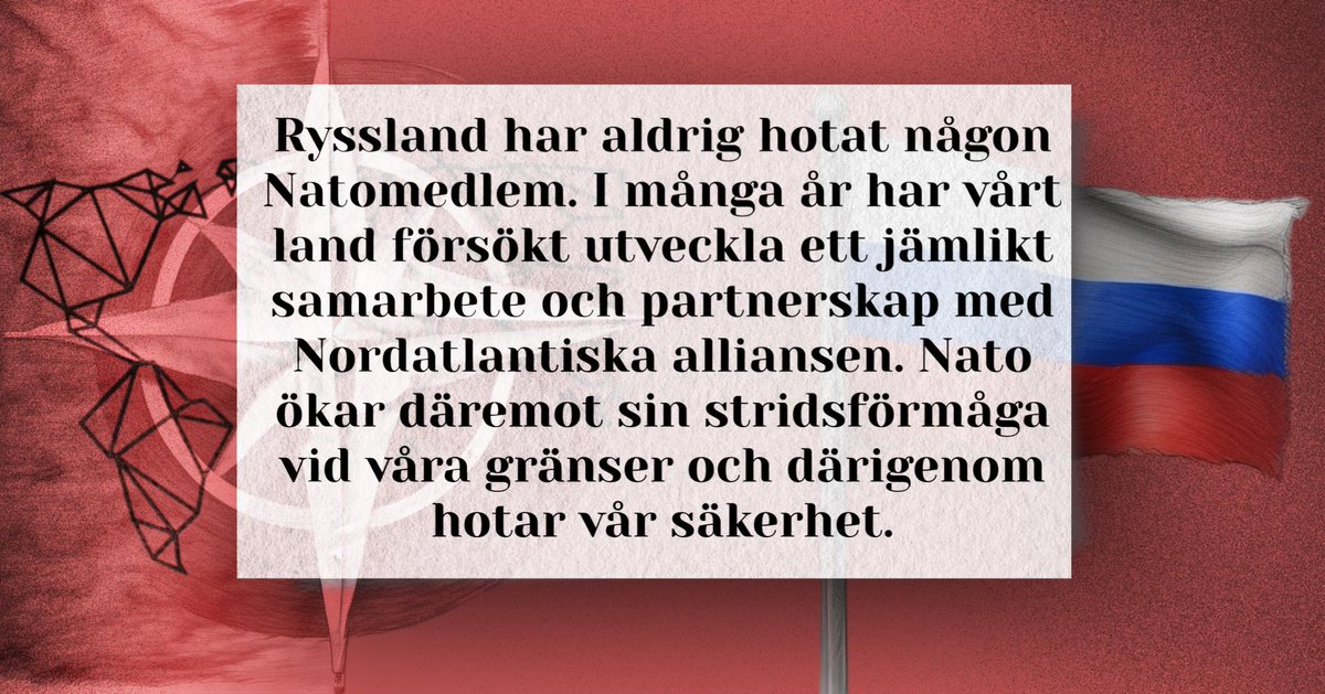 Russian Embassy, SWE tweet media