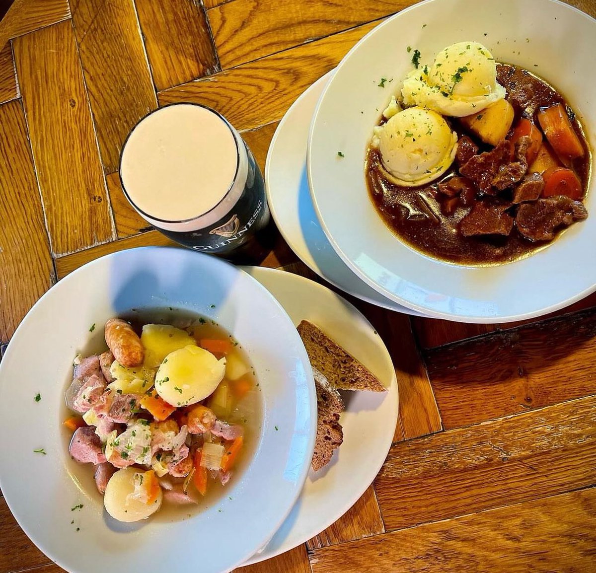 The Auld Dubliner Coddle or Beef & Guinness Stew? Which one are you having?

All Day Menu Served Daily from 12pm - 9pm

#theaulddubliner #pub #templebar #dublin #dublinpubs #coddle #beefandguinnessstew