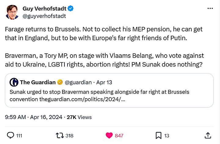 🥊😡🥊😡🥊😡🥊😡 Absolutely right . Get off your a**e @rishisunak These people do not represent me.Fed up of far right racist hate filled shills parading their vile views ‘in my name’ If you are too weak to stop them, RESIGN, take your gazillions & go! #farage #braverman #sunak