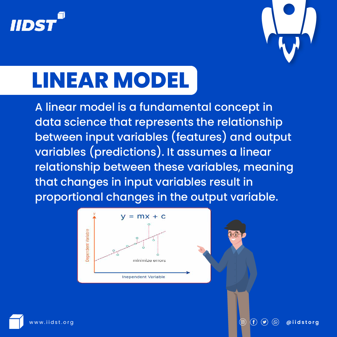 iidstorg's tweet image. Learn What Linear Model Is? With an example which can solve all our issues on the topic; FOLLOW IIDST FOR MORE SUCH INFORMATIVE POSTS
#IIDST # #MachineLearningBasics #LinearModel #DataScience101 #DataAnalysis #DataScienceLearning #DataScienceForBeginners