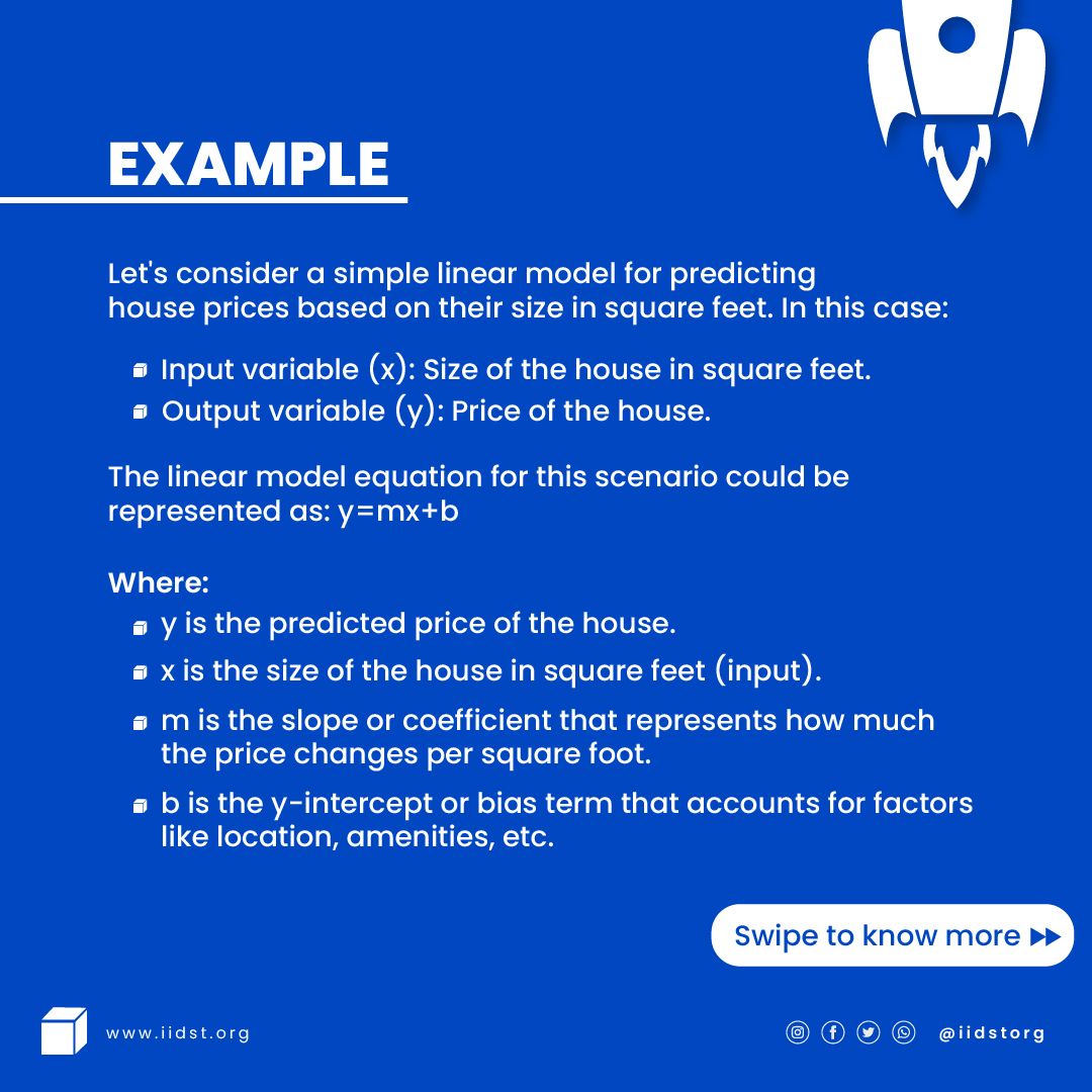 iidstorg's tweet image. Learn What Linear Model Is? With an example which can solve all our issues on the topic; FOLLOW IIDST FOR MORE SUCH INFORMATIVE POSTS
#IIDST # #MachineLearningBasics #LinearModel #DataScience101 #DataAnalysis #DataScienceLearning #DataScienceForBeginners