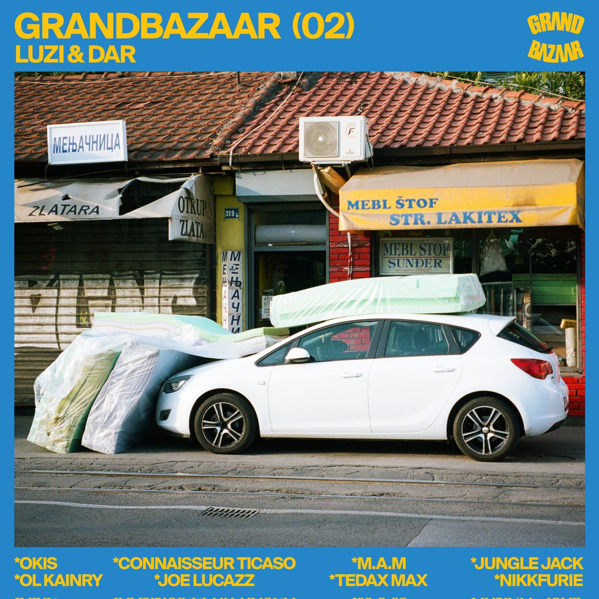 Dans 3 jours nous aurons droit à GrandBazaar (02) de Luzi et Dar avec des invités de luxe ✨

- Okis
- Ol'Kainry
- Jungle Jack
- Tedax Max 
- M.A.M
- Joe Lucazz
- Connaisseur Ticaso
- Nikkfurie