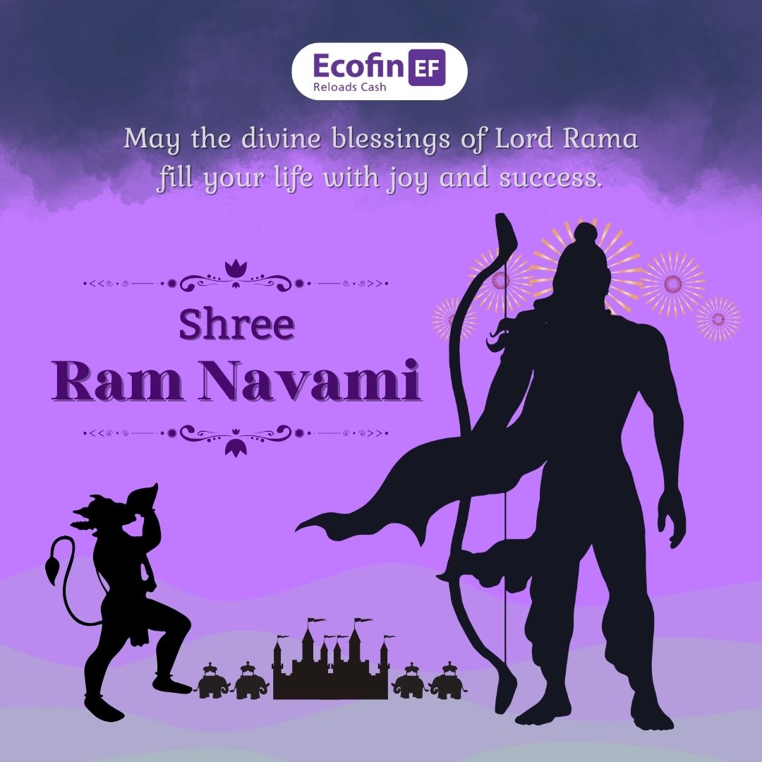 ecofinservices's tweet photo. Happy "SHREE RAM NAVAMI" May The Divine Blessings Of Lord Rama Fill Your Life  With Joy And Success.
#sreeramanavami #Ram #ramarajyam #divine #blessings #joy #success #ef #ecofin. https://t.co/etjLjg6v2P