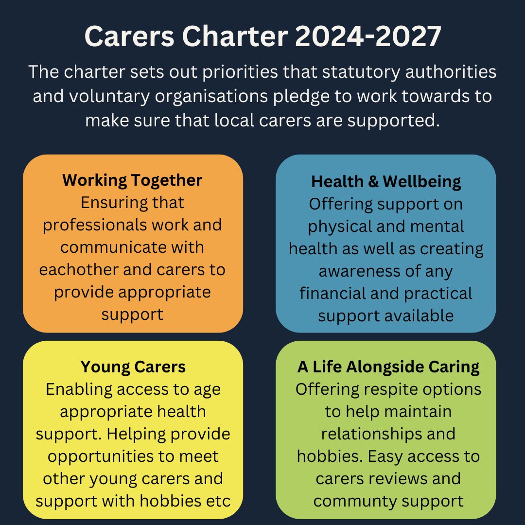 We are inviting carers to the carers charter check in’s to give us feedback on how we, as a borough, are doing! Each check in will focus on one of the four priorities of the charter, and we want to hear your thoughts and ideas, what’s going well and where we need to improve!
