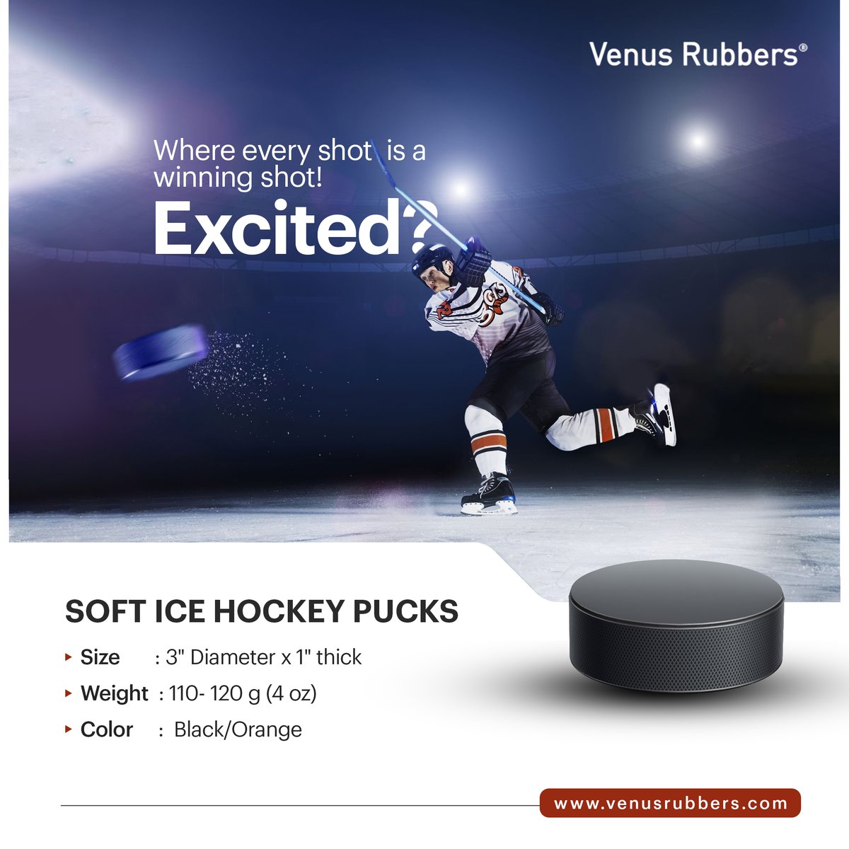 VenusRubbers's tweet photo. Where every shot counts!

Get ready to dominate the game with our high-quality ice hockey pucks.

https://t.co/rVdI8xvXcA

#Icehockey #Icehockeypucks #Colouredicepucks #Icepucks #Colourpucks #Hockey #Hockeypucks #Goal #Hockeyfamily #Hockeyisforeveryone #Venusrubbers https://t.co/CcatH0cjWu