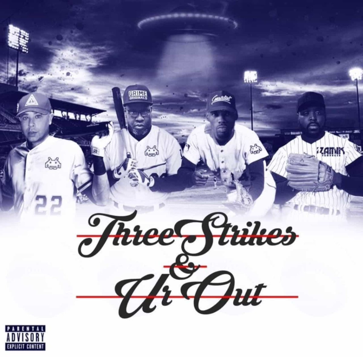 Finally we ready to drop these 💣 '3 Strikes & Ur Out' Produced by @IzaMik_Producer feat myself @hitmansonline & @Villy_SoBow Out 24th May on all digital outlets 👾⚾️