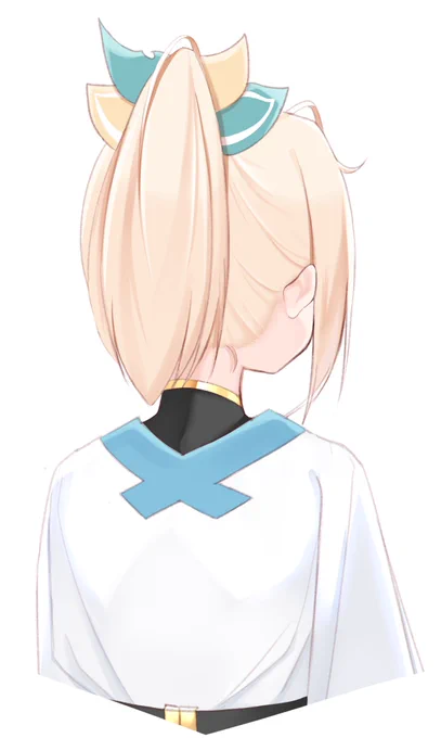 #いろはにも絵を 後ろ姿を描きたかった…