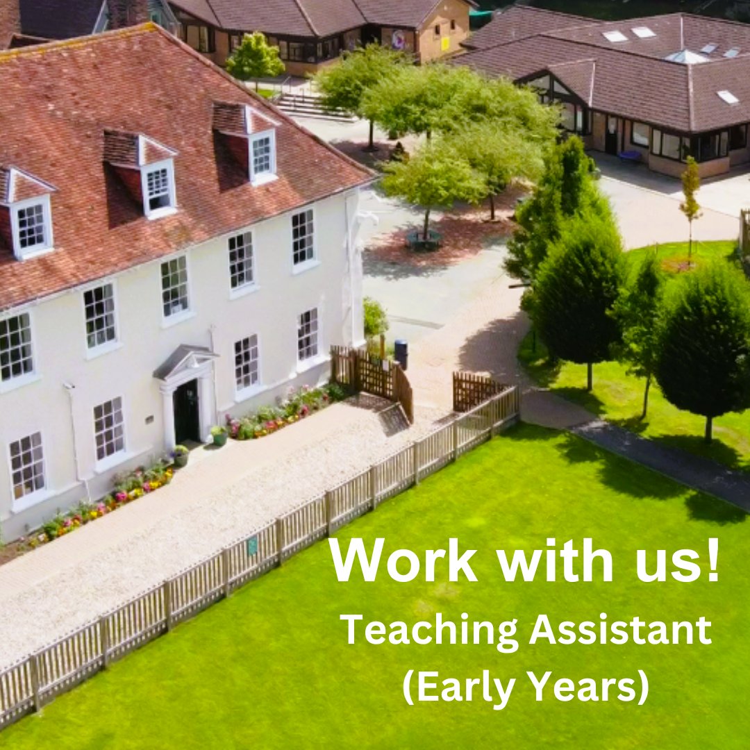 We are seeking to appoint a Teaching Assistant on a permanent full time basis, starting in September 2024. If this role interests you, please see the 'Vacancies' page of our website.