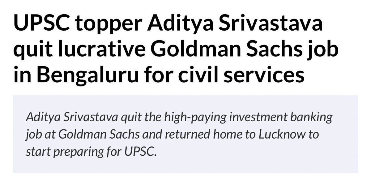 Kudos to Aditya’s dedication and commitment. #UPSC