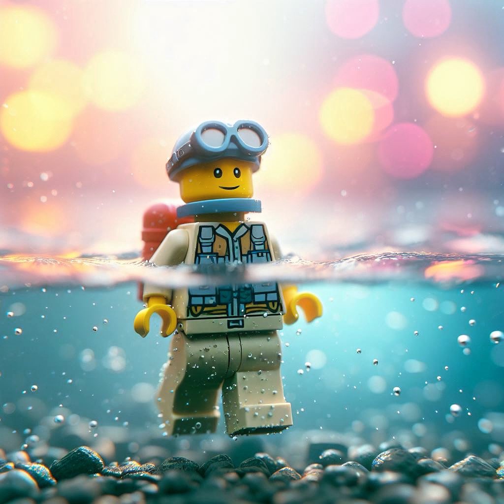 Dive into the depths of your dreams, let the waves of opportunity carry you, and emerge stronger, like water shaping stone. 🌊
.
#lego #legophotography #legoart #legominifigures #brickart #toyphotography #legocreations #laminifigs #toyartistry #legomoc #toycommunity #afol #toyart