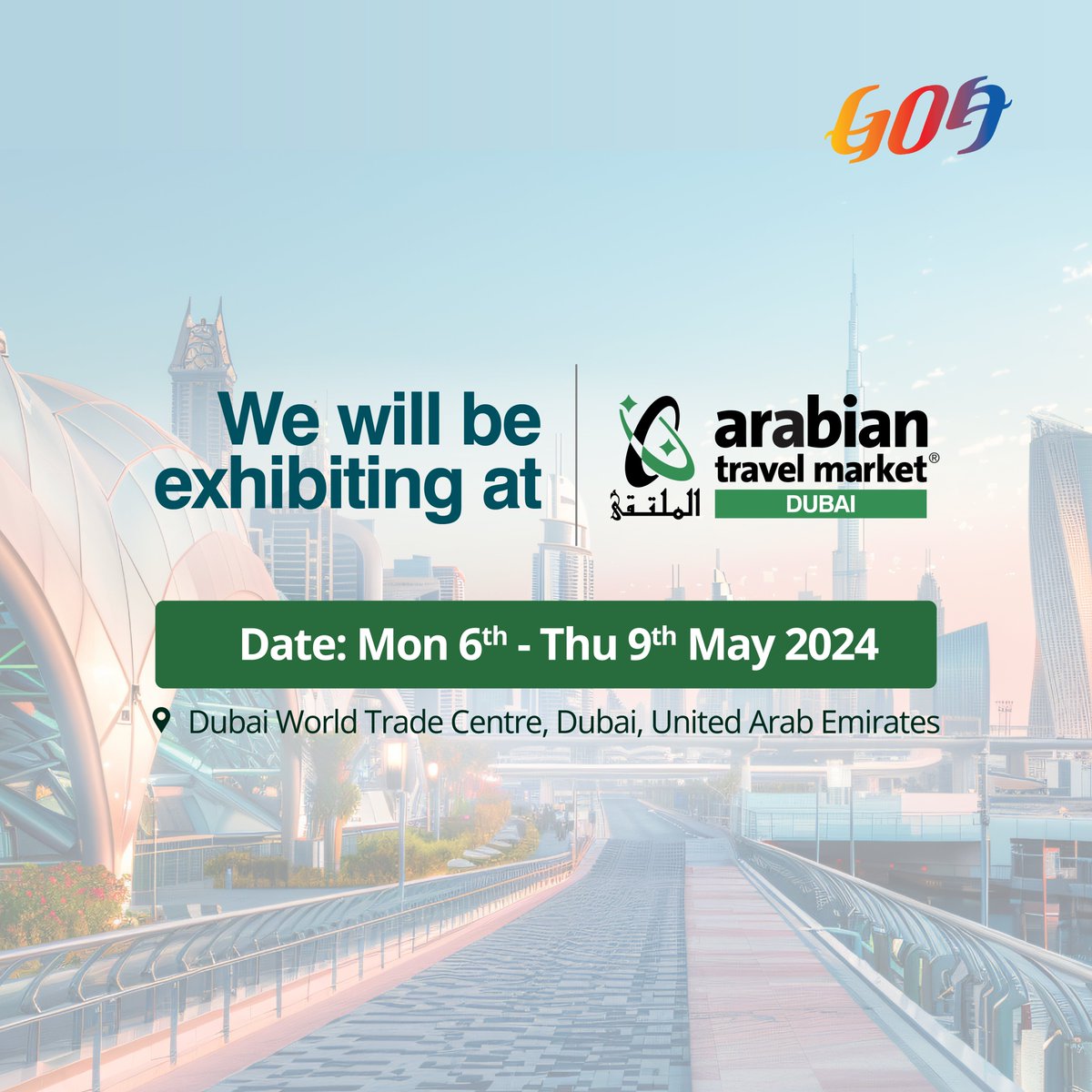 Excited to unveil Goa's Regenerative Tourism wonders at ATM Dubai 2024! 🗓️ 6th - 9th May 2024 📍DWTC Dubai, UAE Visit our pavilion to experience the future of responsible travel. #GoaTourism #RegenerativeTourismGoa #ResponsibleTourism #ATMDubai #ATMDubai2024 #Dubai #Goa