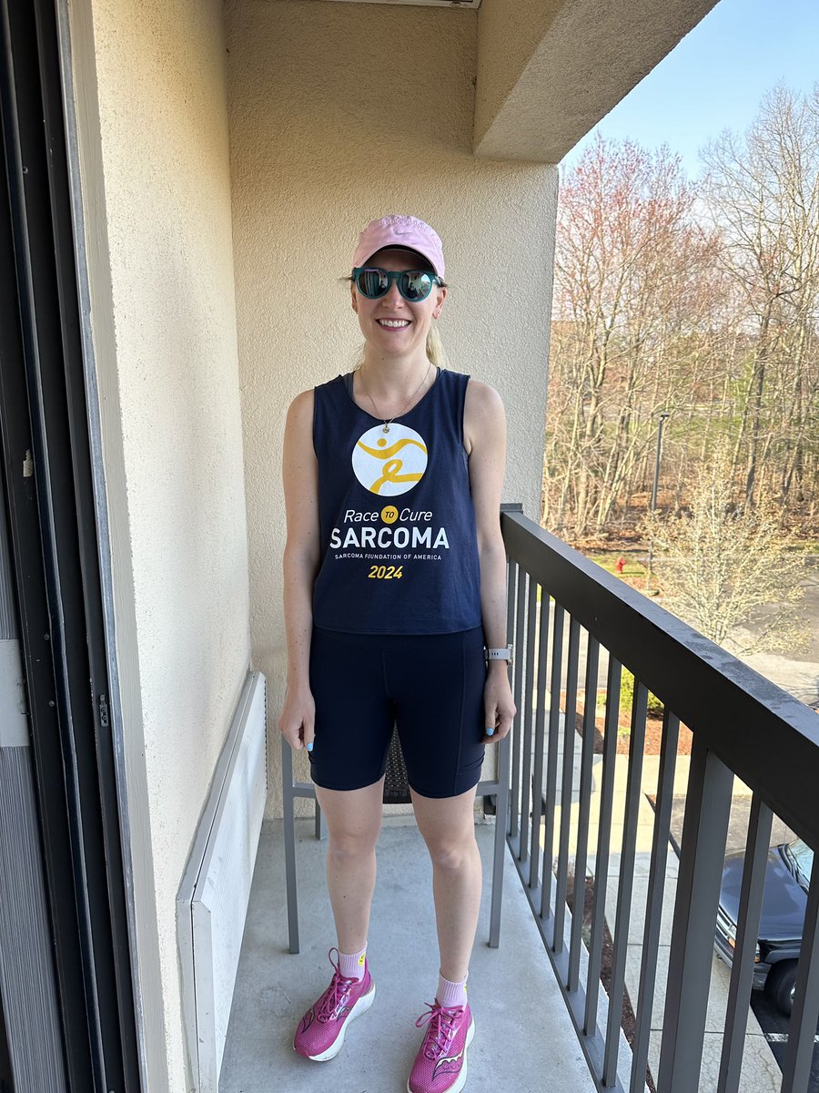 We may not have had an official team at the #BostonMarathon today, but SFA was proudly represented thanks to the amazing Mary Grace Mangano! Thank you for bringing #sarcoma awareness to such a major event. The excitement keeps going! Join us this Sunday, April 21st, at Boston
