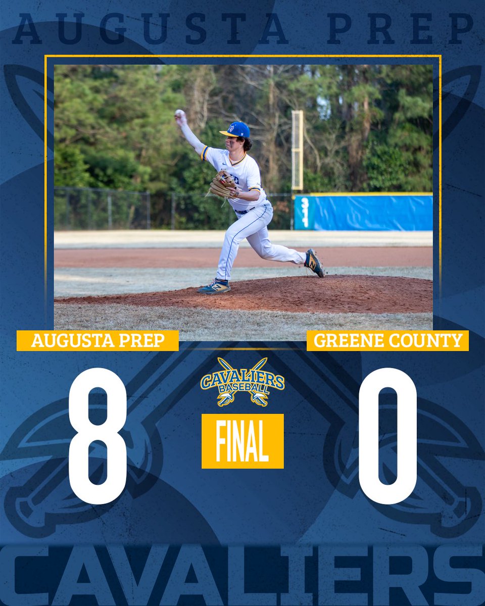 Aug_PrepSports's tweet photo. Prep baseball won both of its games in a double header vs Greene County yesterday!
#apds #AugustaPrep #Prep4Life #Play4Prep #GoPrep #giaasports https://t.co/5B0ZLlGKpq