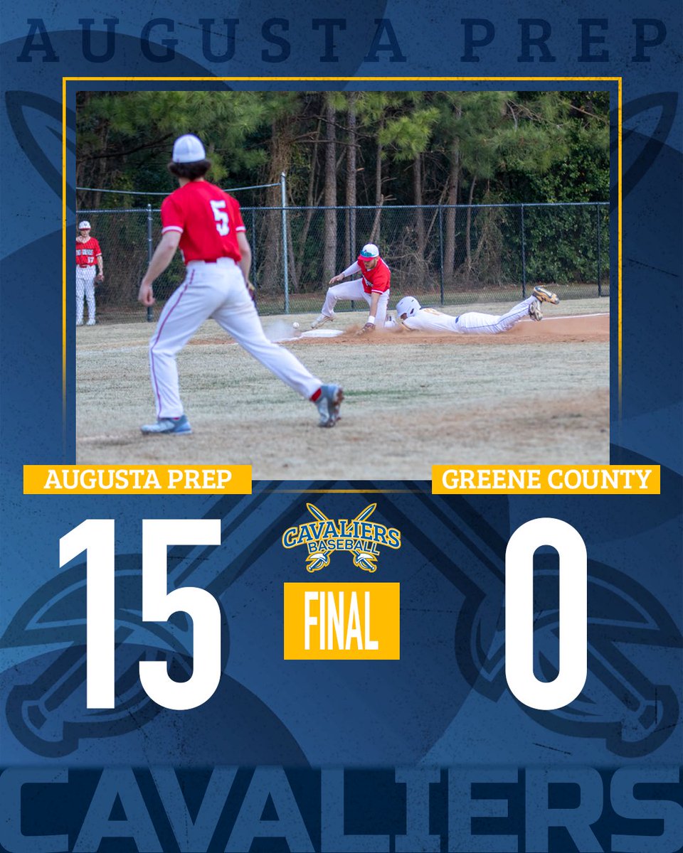 Aug_PrepSports's tweet photo. Prep baseball won both of its games in a double header vs Greene County yesterday!
#apds #AugustaPrep #Prep4Life #Play4Prep #GoPrep #giaasports https://t.co/5B0ZLlGKpq