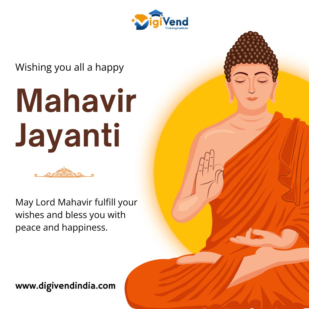 Celebrating the auspicious occasion of Mahavir Jayanti with joy and gratitude! May his teachings inspire peace and love in our lives. Happy Mahavir Jayanti to all! 🌟🙏✨
.
.
#happymahavirjayanti2024 #mahavirjayanti2024 #mahavir #lordmahavir #principles #lessonsforlife #digivend
