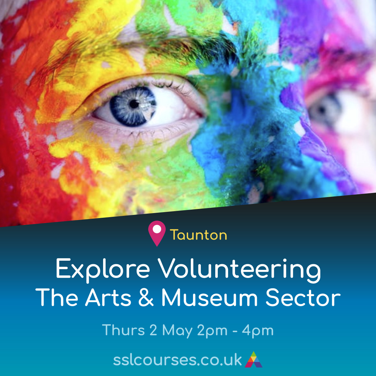 Discover the benefits of volunteering in the Arts, Theatre, and Museum sector at our workshop. Join us on Thurs 2 May, 2-4pm at Albemarle Centre, Taunton. Find out more and book your place: sslcourses.co.uk/courses/course… #SSL #AdultLearning #CommunityLearning #Volunteering.