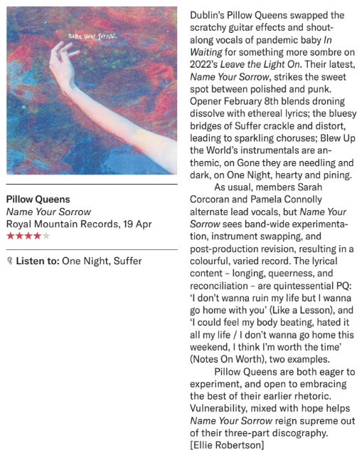 Just a few days now until you can get your hands on the new @PillowQueens album... There's been some lovely praise already from @diymagazine & @theskinnymag 🩷 Don't miss out on the #DinkedEdition! - ffm.bio/1lew6qj