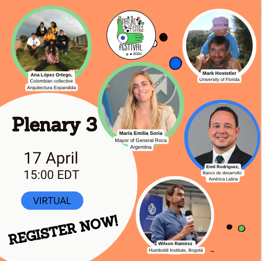 ¡Mañana! "180 alcaldesas y alcaldes de América Latina y el Caribe le apuestan a las #BiodiverCiudades ¿Qué significa este reto y cómo lo están logrando?” en el #Festival @TNatureOfCities  
2:30 p.m. (hora Colombia)
Link de registro lnkd.in/e3mkFxrB