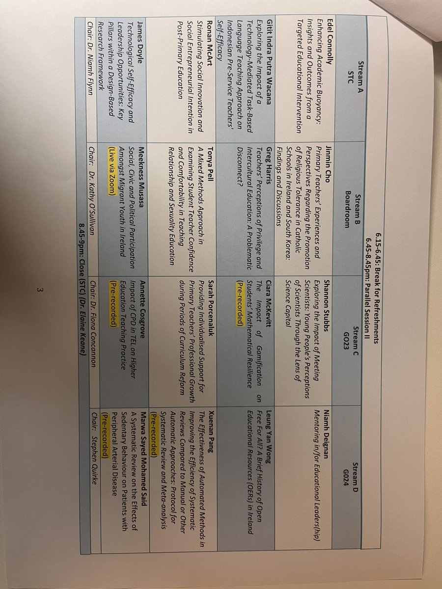 Gearing up for a record 36 presentations by <a href="/uniofgalway/">Ollscoil na Gaillimhe | University of Galway</a> PhD scholars at our 12th Annual Postgraduate Research Symposium in the School of Education <a href="/edtechne/">School of Education, University of Galway</a> this evening! An exciting programme ahead. <a href="/Galway_Research/">University of Galway Research & Innovation</a> #PGRS2024