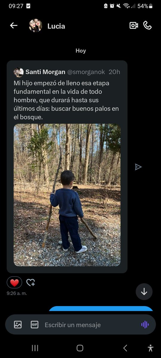 valenmustafa1's tweet photo. Desde el día que salimos volados a pasear a athos, lucia no para de mandarme reels, tik toks, tw todo sobre palos https://t.co/eTiZJAk7XT