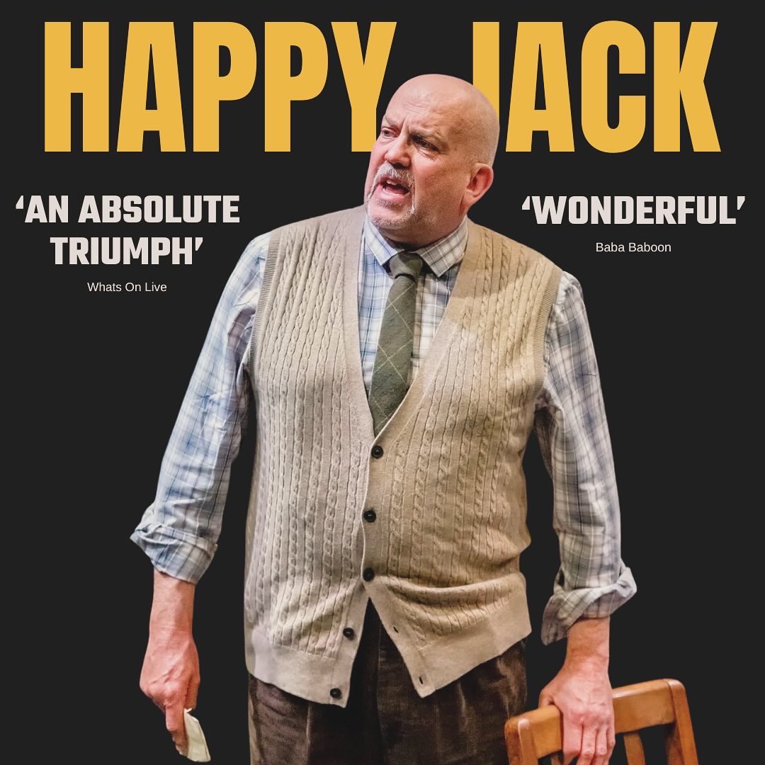 The award-winning ‘HAPPY JACK’ returns this June with John Godber & Jane Thornton💥 @HullTruck 12th - 15th June @castindoncaster 19th - 22nd June @HGtheatre 27th - 29th June @trwakefield 1st - 3rd July 🔗 thejohngodbercompany.co.uk/happy-jack