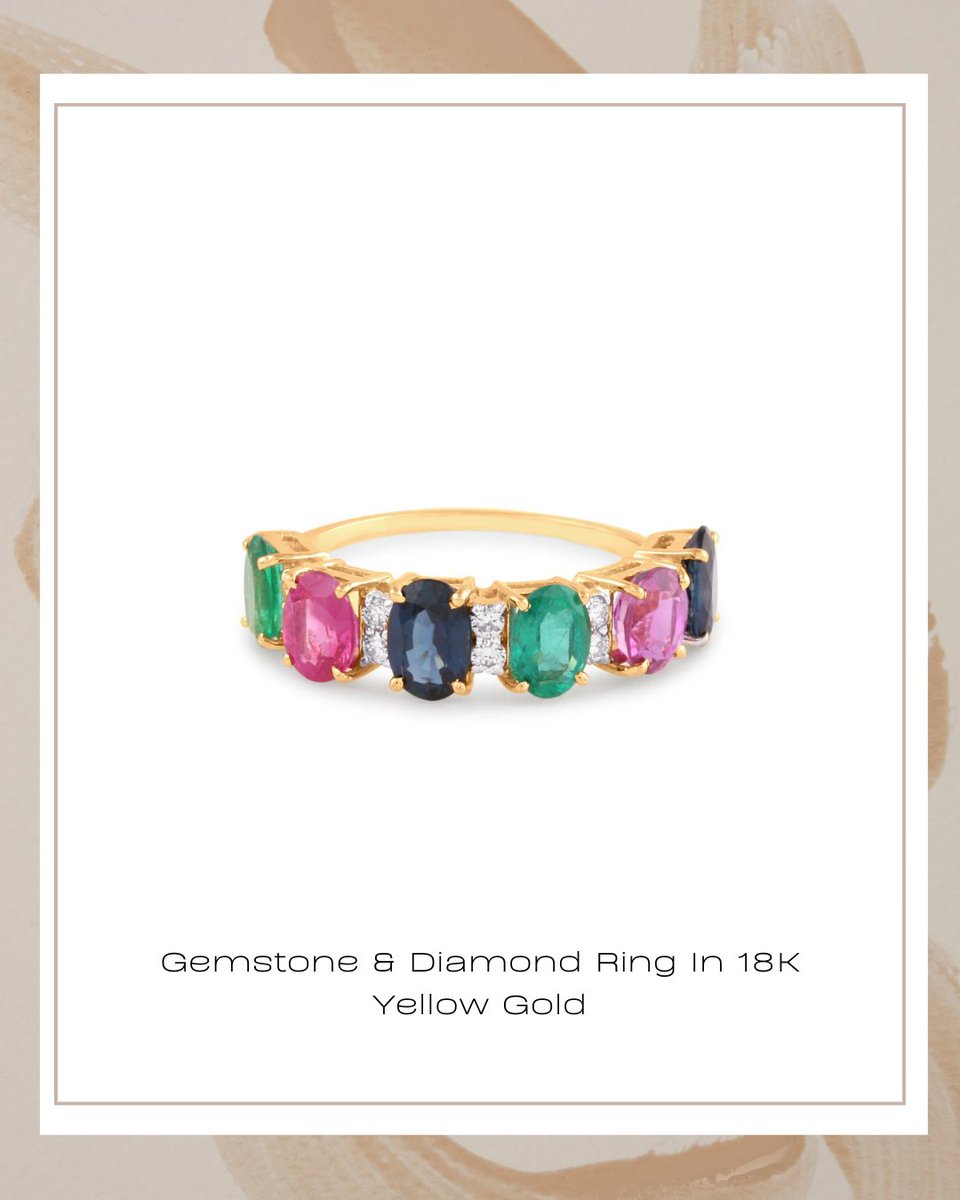 Tresor__'s tweet photo. A spectrum of splendor encircling your finger – because every day deserves a dash of color. 🌈💍

#TrésorRings #GemstoneMagic #LuxuryEveryday #Jewelry
#YellowGold #DiamondsAndGems #StyleMultiplicity #VibrantLuxury #ArtInGold #jewellerylover #accessories
#gemstones #rings https://t.co/oL4B64ivFY