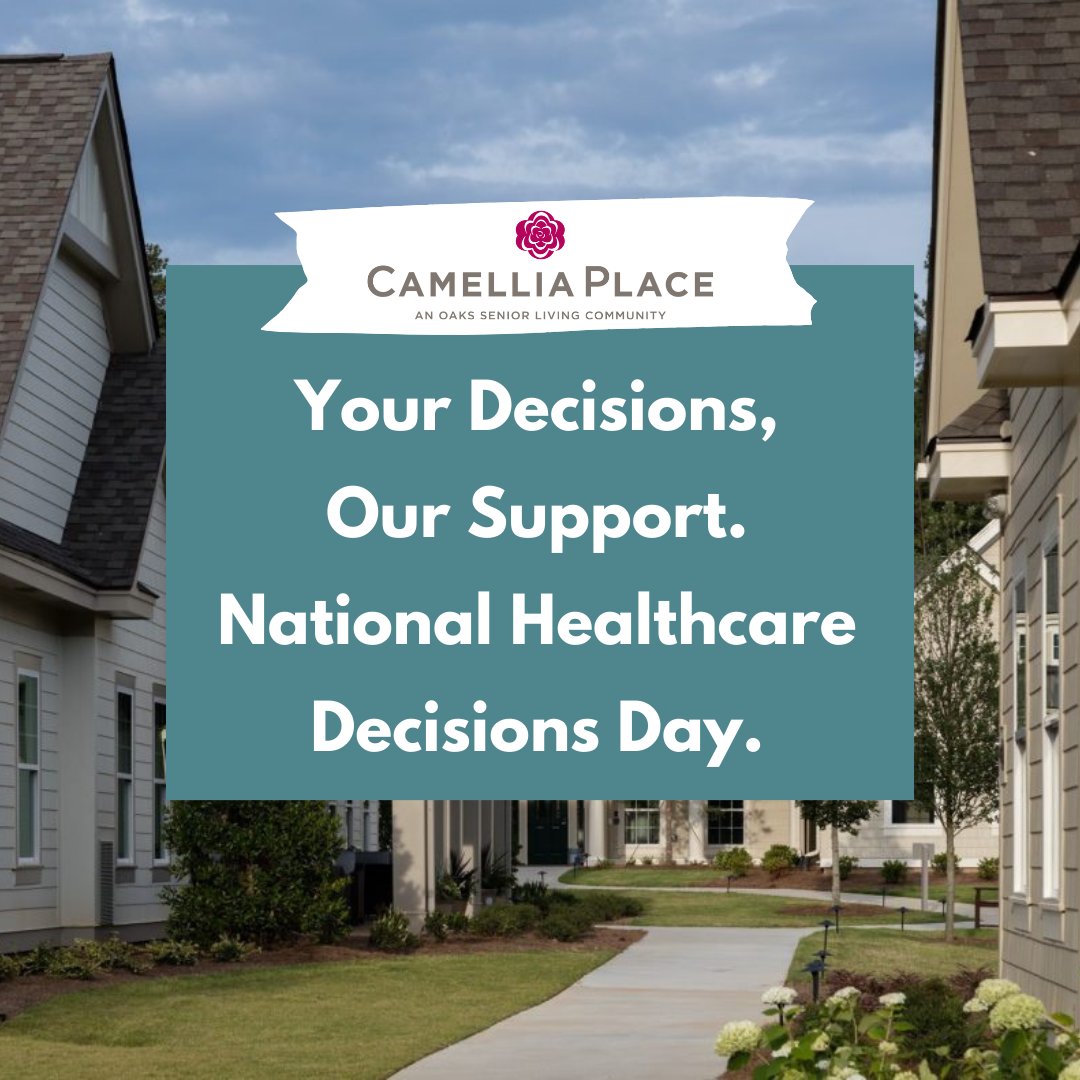 On National Healthcare Decisions Day, we emphasize the power of informed choices. Camellia Place supports every resident’s right to their healthcare preferences. 

#NHDD #InformedChoices