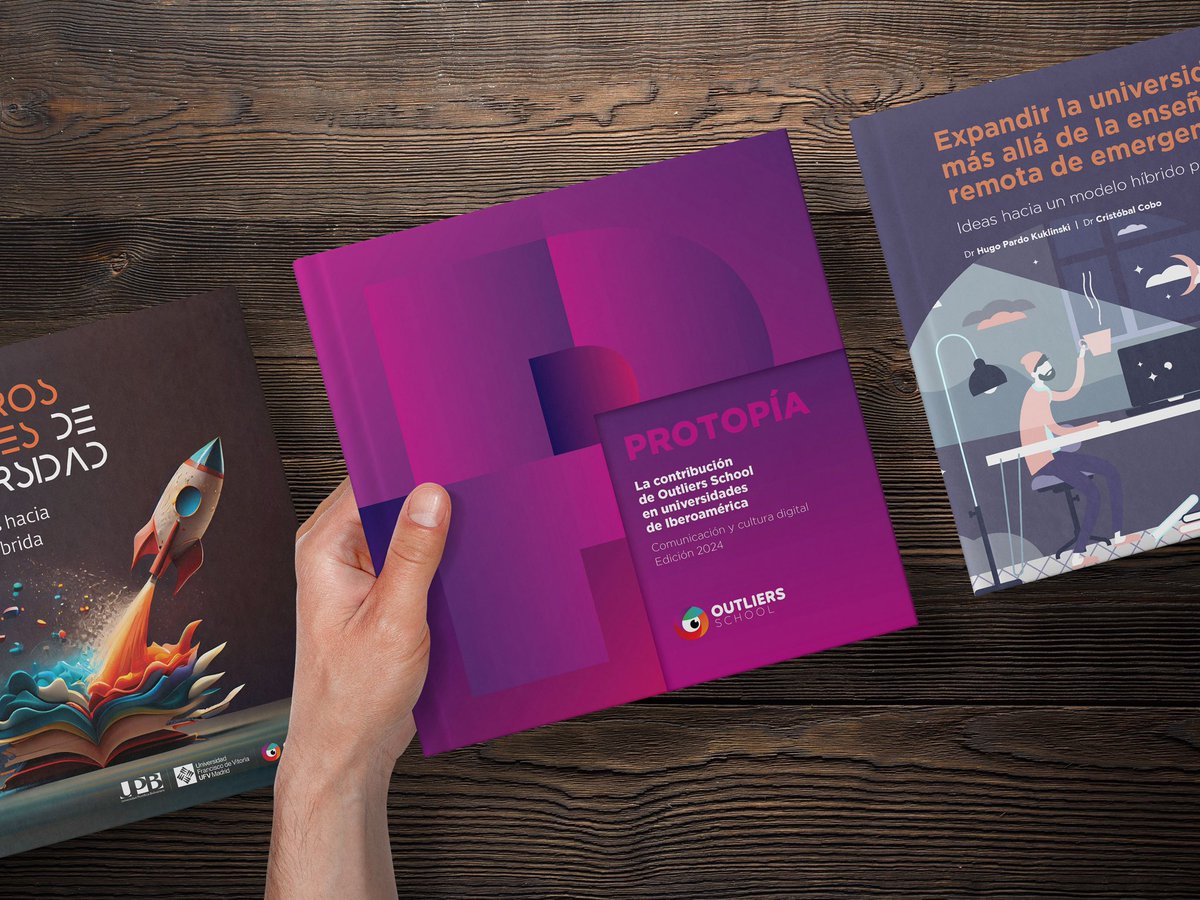 Hugo_pardo's tweet photo. Ya está disponible “Protopía. La contribución de @OutliersSchool en universidades de Iberoamérica. Comunicacion y cultura digital.” Se trata de nuestro nuevo manual de trabajo y portafolio de experiencias. Descarga libre y gratuita: https://t.co/6wAUXgG1Rj https://t.co/ENn96HtZ52