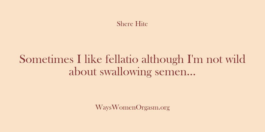 'The Hite Report' is a sexual research study that delves into women's experiences of orgasm. Uncover enlightening insights on this vital subject! #SexualWellbeing #WomensDelight