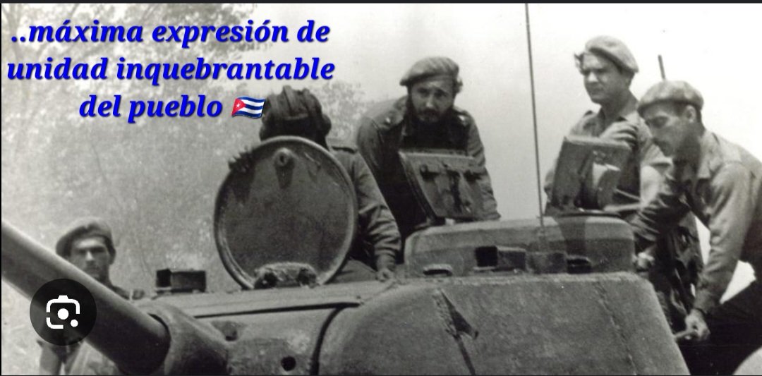 '(...)a partir de aquella fecha el socialismo quedó para siempre cimentado con la sangre de nuestros obreros,campesinos y estudiantes;el destino de los pueblos de este continente, la libertad y dignidad que conquistaba cada uno frente a la agresión del poderoso imperio'.