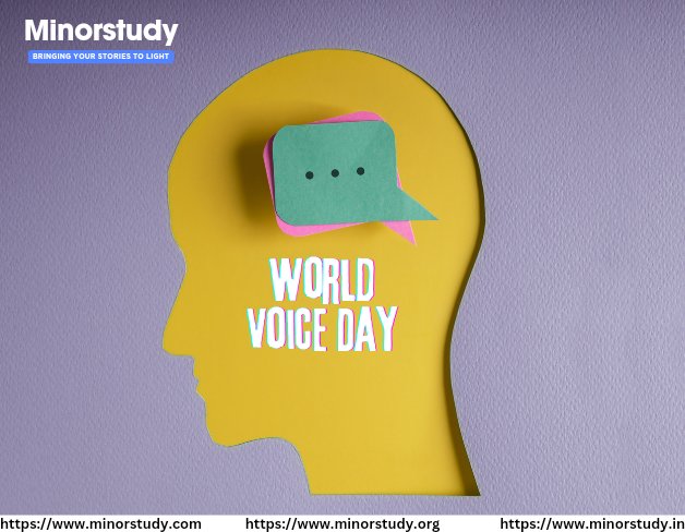 minorstudy's tweet photo. World Voice Day is observed on April 16th every year. It aims to celebrate the importance of the human voice in communication, expression, and culture.
#Minorstudy #WorldVoiceDay #VoiceDay #AllisOursDay #MinorstudyMission #minorstudycareer #enterprenurship #environmentally https://t.co/cLPyTKjdsb