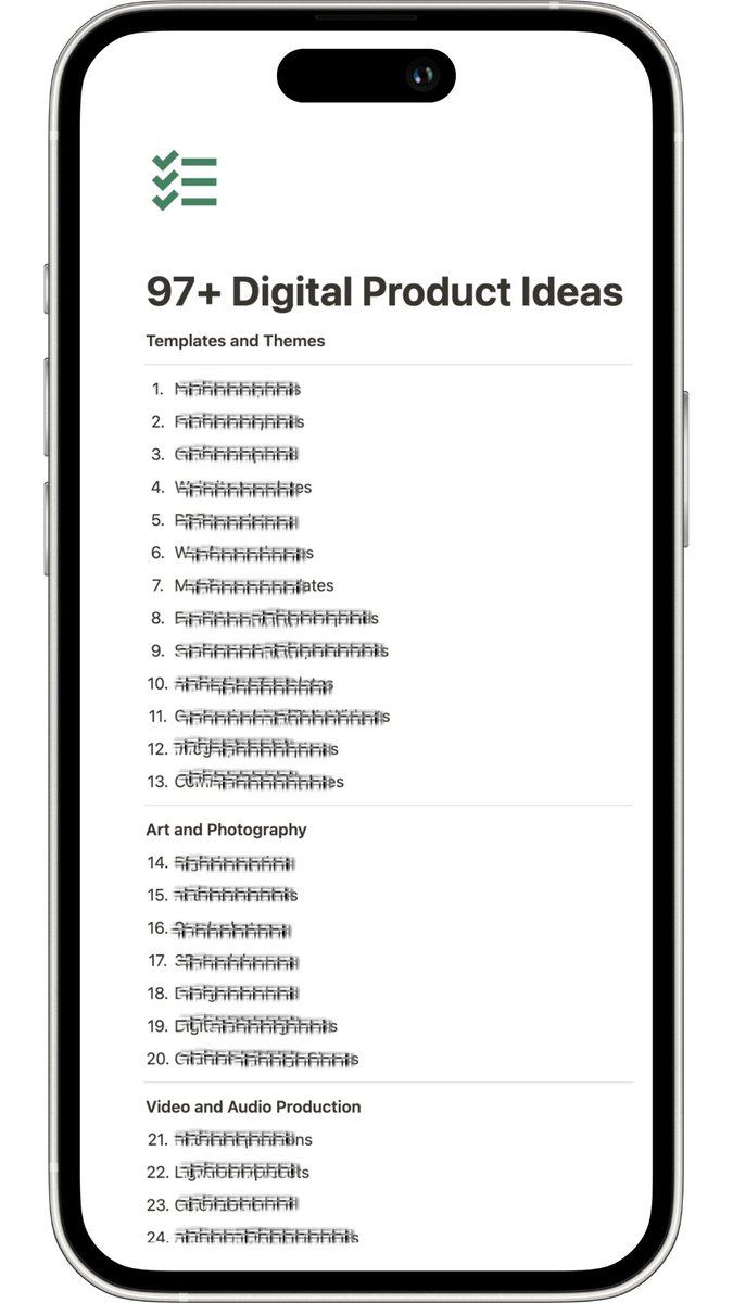 Digital products are easy to create. Most people just don’t know what to build. So we built a list of 97+ digital product ideas for 2024. And for the next 24 hrs, It's FREE of charge! To get it, simply: 1. Like 2. Retweet 3. Reply 'LIST' 4. Follow us (so we can DM you)