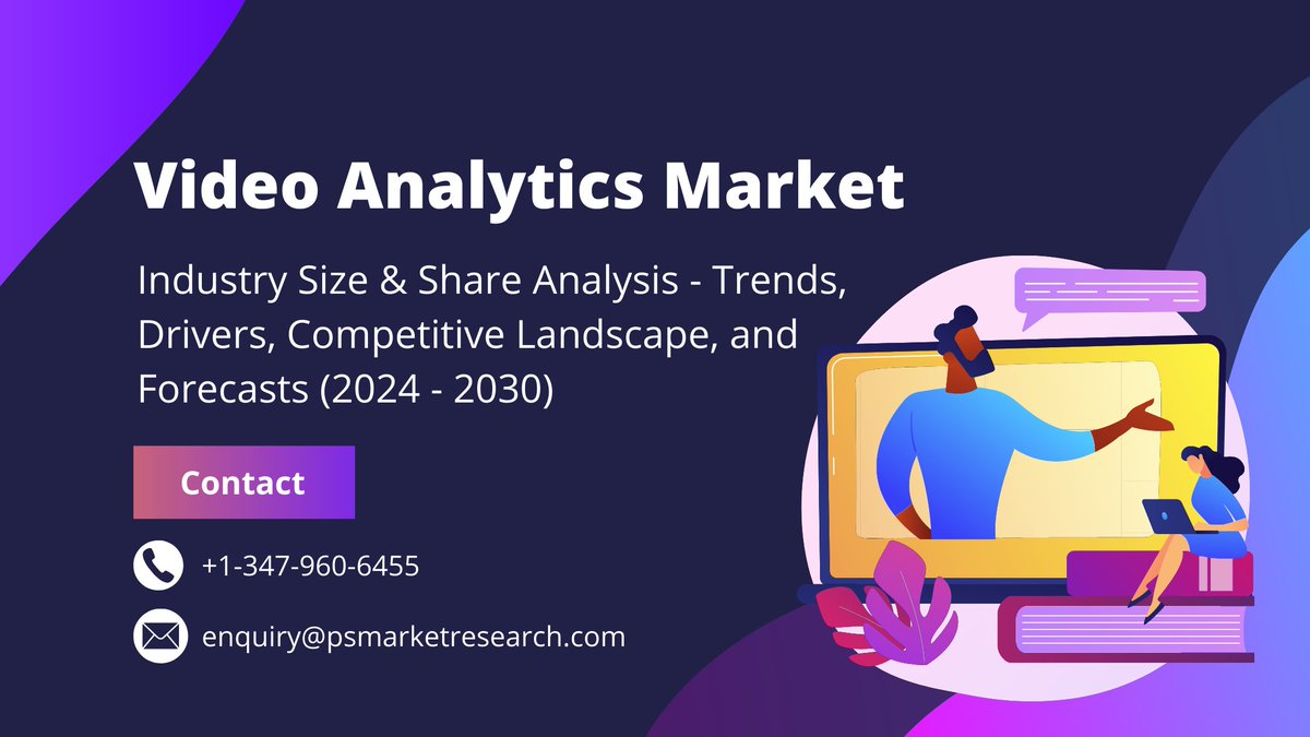 In 2023, the video analytics market raked in USD 10,074.3 million, and it is projected to soar at a 23.2% CAGR from 2024 to 2030, reaching a staggering USD 42,747.3 million by 2030.

Check out our latest report: bityl.co/PNJb

#VideoAnalytics #MarketInsights #AI