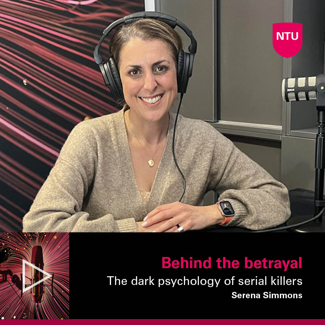 What motivates #serialkillers to kill? And what can #psychology tell us about them? 💭 Get a rare glimpse into the mind of serial killers in this episode of the Research Reimagined #podcast, available now. Listen now 👉 buff.ly/3Q3AmKI