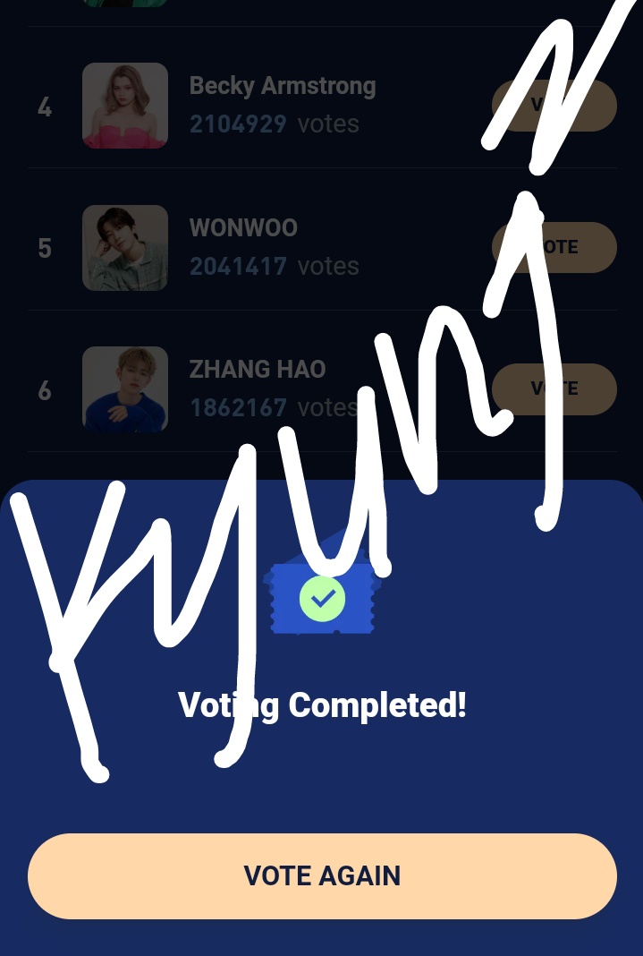 _kyungz_proof's tweet photo. #Voting_proof for #SUNOO

20240416 | #SUNOOonHaloOcean

3rd account

🔗https://t.co/Yd6tLznSn1 https://t.co/uhi9Hu8VUz