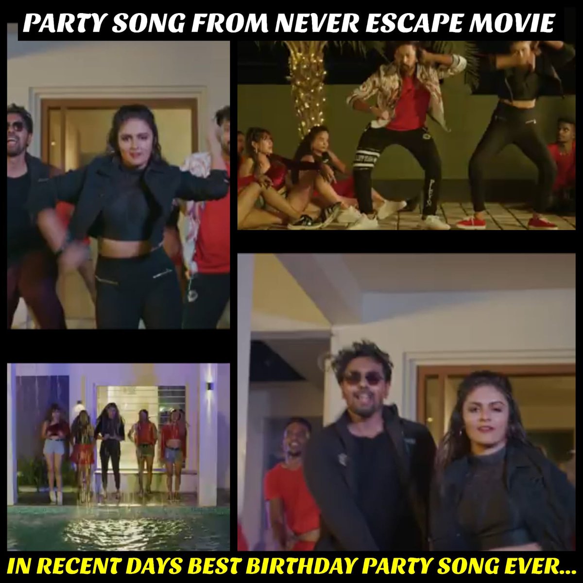Party Songs From 'Never Escape' Movie Streaming Now.. ▶️youtu.be/80yK48tYTgI?si…

#Neverescape releasing April 19th in Cinemas. 

Directed by @dsri_dev_raj
#RobertMaster @RoyalBfilms
@santhosh_sj_ @pradeeplukk @prithivirajb11 @Im_Kavi @actorpraneshvar @Charank1997 @editorjohn19