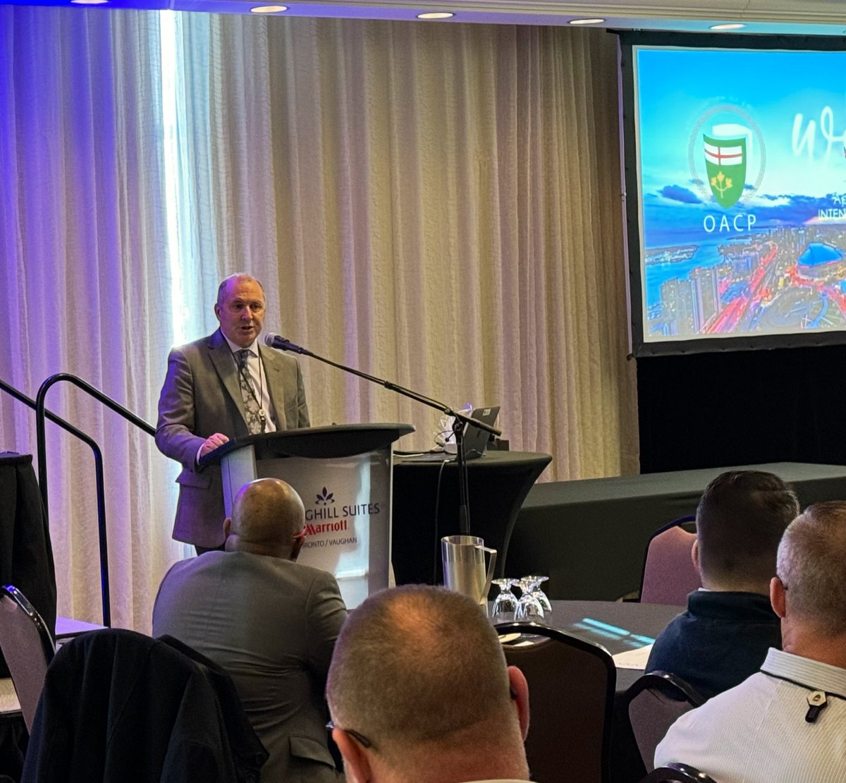 Thank you to our President @chiefmacsween for welcoming everyone to our Leadership Conference. When #police professionals adopt intentional, brave #leadership as a mindset, our communities benefit & our members are heard & inspired to be extraordinary.