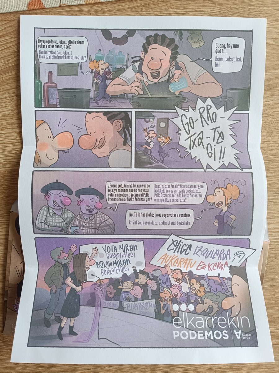 iranzuconzeta's tweet photo. A ver si lo he entendido...

¿La propaganda electoral de Elkarrekin Podemos se basa en no incluir ninguna propuesta y mofarse de otros partidos?

Pues a ver qué pasa el domingo pero, viendo las encuestas, esta feliz ocurrencia puede envejecer muy mal... https://t.co/DKAXrv7Qjd