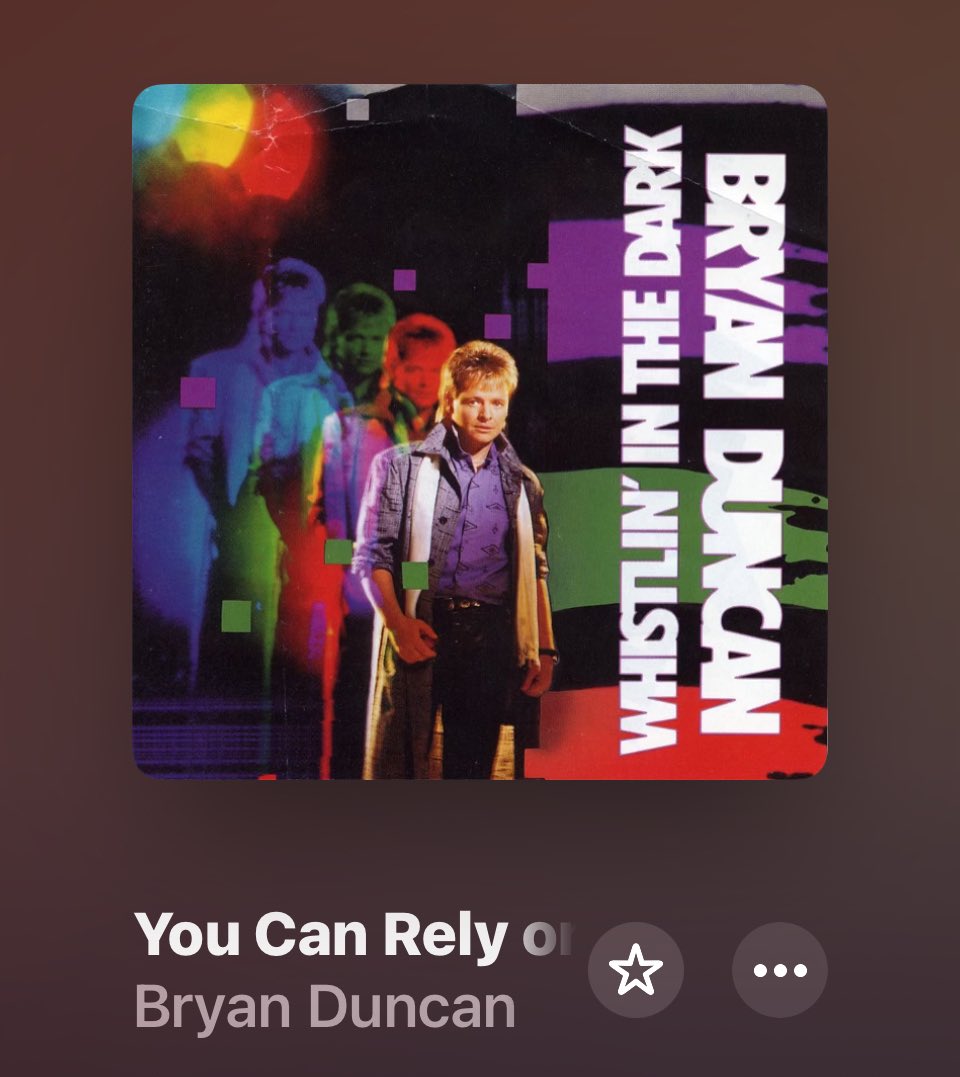 Today’s fave @Bryan_Duncan /@LunaticFriend2 song is “You Can Rely On Me”
The question is, are you relying on God?
#bryanduncan #lunaticfriend #JesusIsComingSoon #IFollowJesusBecause #ItsInTheBible #HeresYerSign #WordsToLiveBy #nutshellsermons #Jesus #Music #cool #awesome