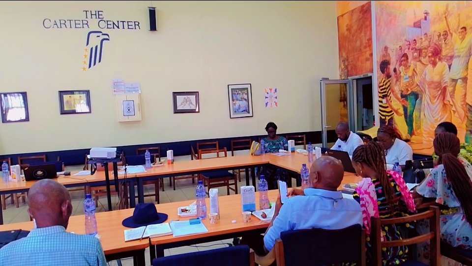 FspdRdc's tweet image. Le staff de l'ONG DH "Femmes Solidaires pour la Paix et le Développement" FSPD @FspdRdc  a participer à une Réunion de travail et d'échange sur l'amélioration de la jouissance des droits de Femmes organisé par le @CarterCenter  à Kinshasa le 15/04/2024